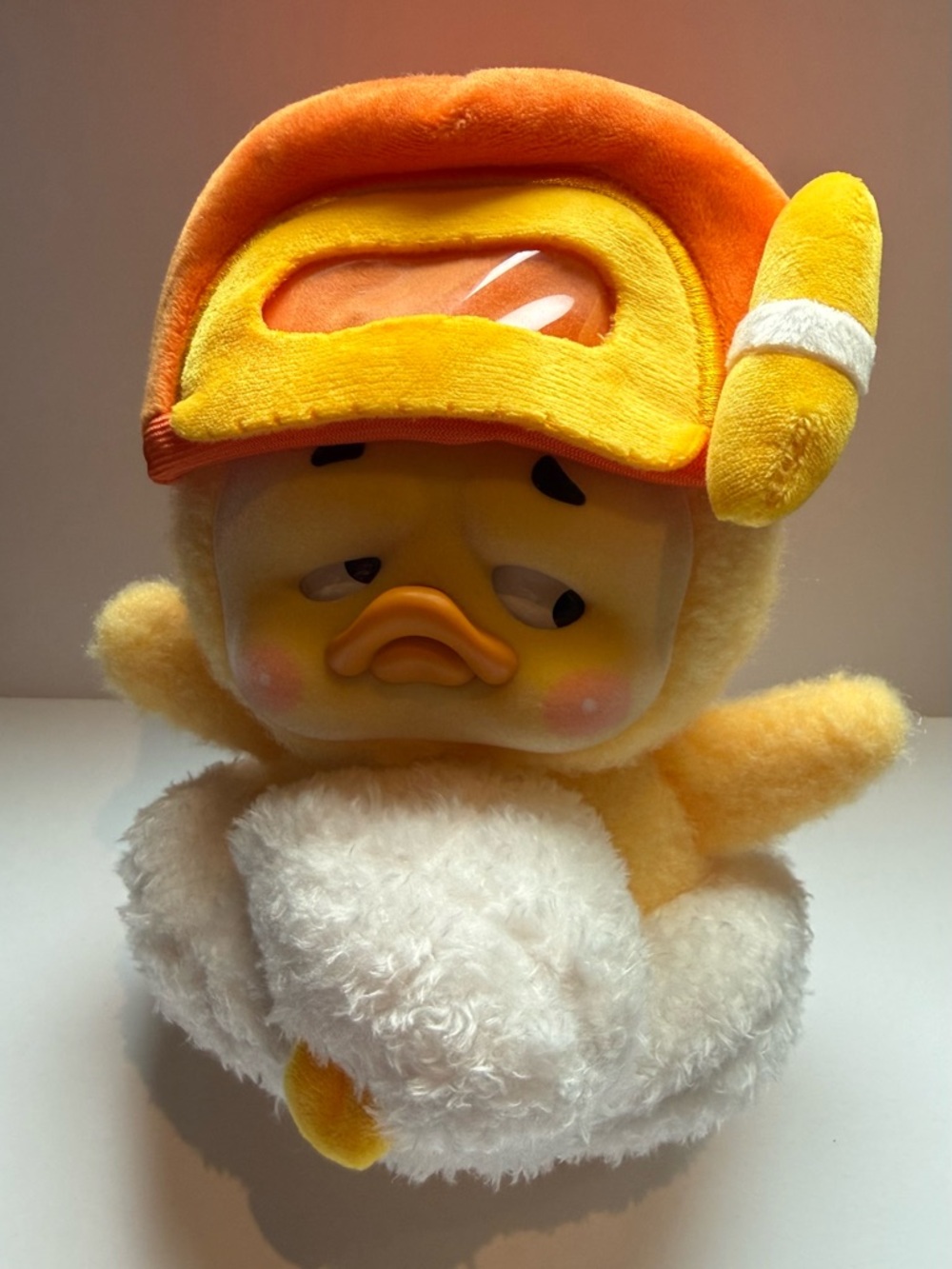 BRAND NEW Upsetduck Act Cute Duck Plush/Landlubber duck please please duck  card